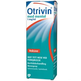 Otrivin nesespray mentol 1 mg/ml 10 ml