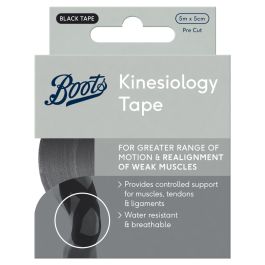 Boots Kinesiology Tape Svart