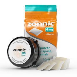Zonnic munnpulver mint 4 mg 20 poser
