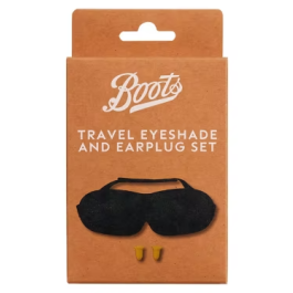 Boots Travel Eyeshade & Earplug Set