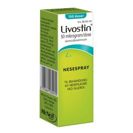 Livostin nesespray 50 mcg/dose 150 doser