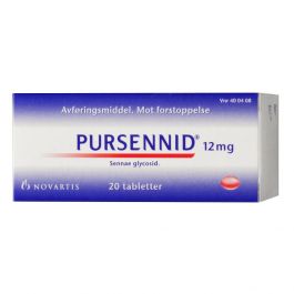 Pursennid tabletter 12 mg 20 stk