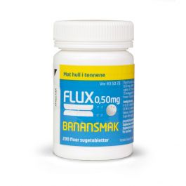 Flux sugetabletter banan 0,50 mg 200 stk