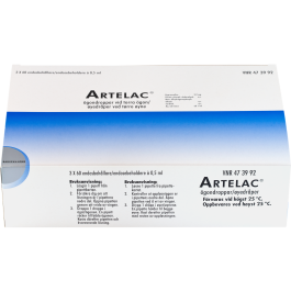Artelac 3.2 mg/ml øyedråper, endosebeholdere 180 stk x 0.5 ml