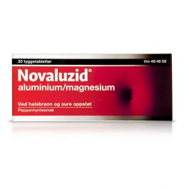 Novaluzid tyggetabletter mint 30 stk