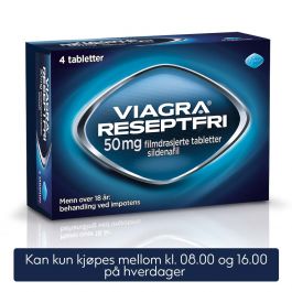 Viagra Reseptfri 50mg 4 stk