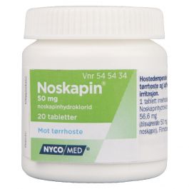 Noskapin Takeda tabletter 50 mg 20 stk