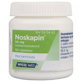 Noskapin Takeda tabletter 50 mg 50 stk