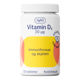 Nytti Vitamin D3 20 µg