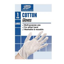 Boots Cotton Gloves Large - 1 par