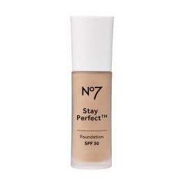 No7 Stay Perfect Foundation SPF30 30ml, Warm Ivory