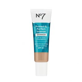 No7 Protect & Perfect ADVANCED All In One Foundation SPF50 30ml, Warm beige
