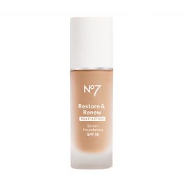 No7 Restore & Renew Foundation SPF30 30ml, Warm Ivory