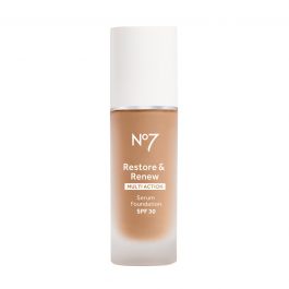 No7 Restore & Renew Foundation SPF30 30ml, Honey