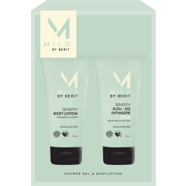 Mild By Berit Body Lotion og Dusjsåpe Gavesett