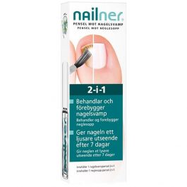 Nailner Pensel mot neglesopp 2-i-1 5 ml