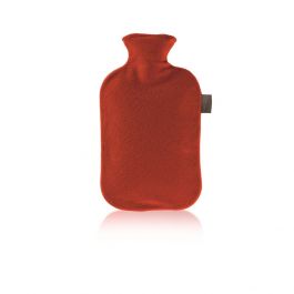 Fashy Varmeflaske Fleece T-Rød 1 stk