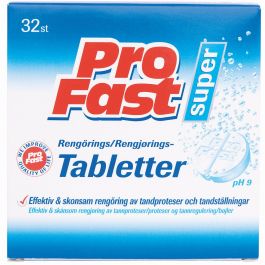 Profast Super tabletter fro rengjøring 32 stk