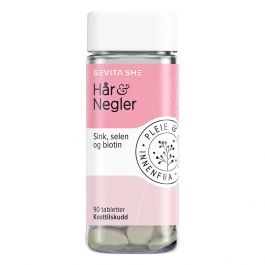 Gevita She Hår & Negler tabletter 90 stk
