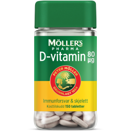 Möller's Pharma D-vitamin 80 µg