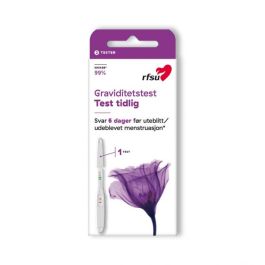 RFSU Graviditetstest Test Tidlig 1 stk