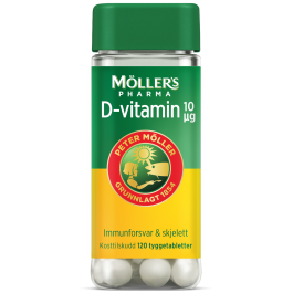 Möller's Pharma D-vitamin 10 µg tygg