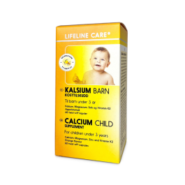 Lifeline Care Kalsium Barn Kosttilskudd kapsler 60 stk