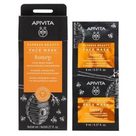 APIVITA EXPRESS HONEY ansiktsmaske 2x8 ml