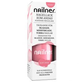 Nailner neglelakk soft pink 8 ml