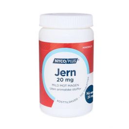 Nycoplus Jern 20mg tabletter 100 stk