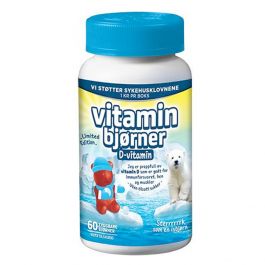 Vitaminbjørner D-vitamin 60 stk