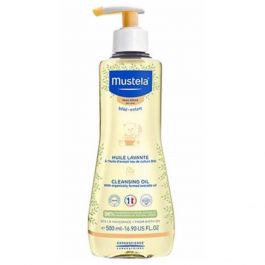 Mustela cleansing oil dry skin