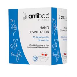 Antibac Pharma 85% våtservietter 20 stk