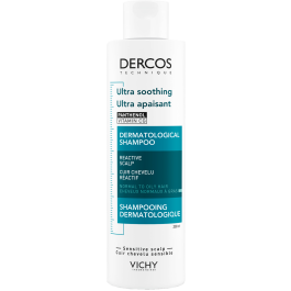 Vichy Dercos Ultra Soothing Sjampo til normalt/fett hår 200ml