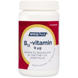 Nycoplus B12-vitamin 9 mcg tabletter 100 stk