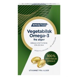 Nycoplus Vegetabilsk Omega-3 fra alger kapsler 30 stk