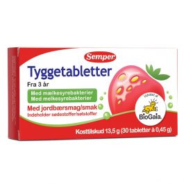 Semper tyggetabletter 3år+ 30 stk