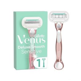 Venus Deluxe Smooth Sensitive RoseGold Barberhøvel - 1 barberblad 