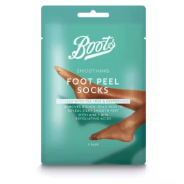Boots Foot Peel Socks Tea Tree & Peppermint, 1 par