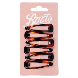 Boots Tortoise Shell Snap Clips 6s