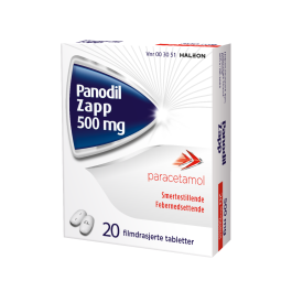 Panodil Zapp tabletter 500 mg 20 stk