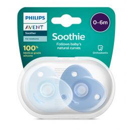 Philips Avent Soothie Heart 0-6m Blue