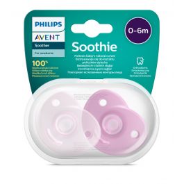 Philips Avent Soothie Heart 0-6m Pink