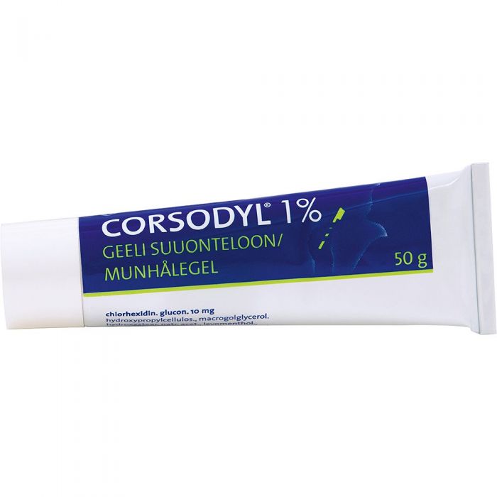 Corsodyl dental gel 1% 50g