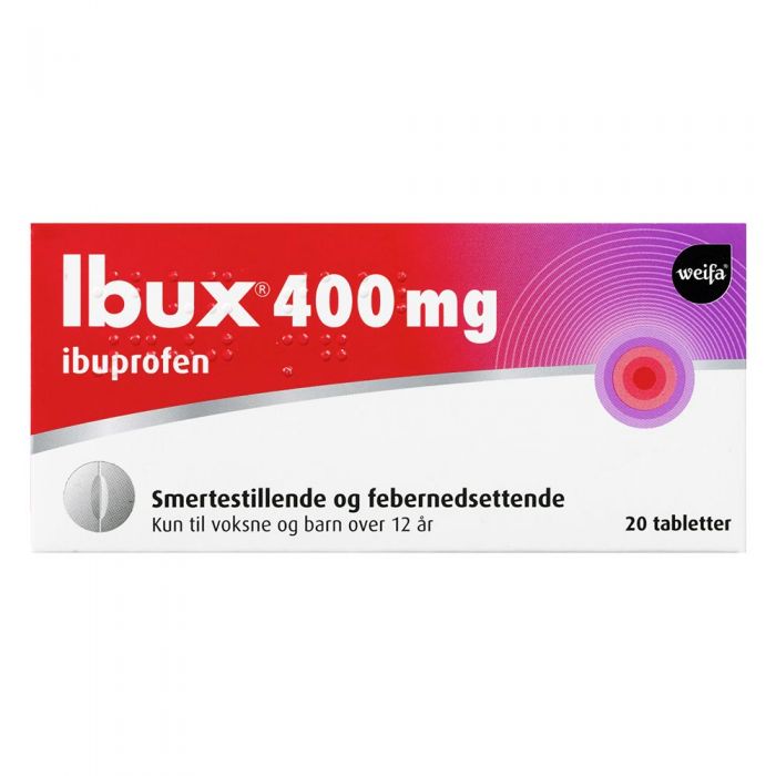 Ibux tabletter 400 mg 20 stk