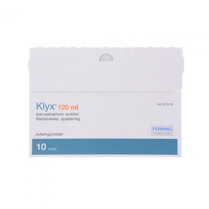 Klyx rektalvæske 10 x 120 ml