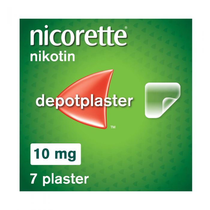 Nicorette depotplaster 10mg/16timer 7stk
