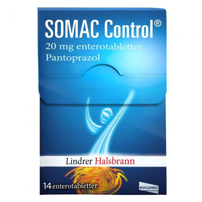 Somac Control enterotabletter 20 mg 14 stk