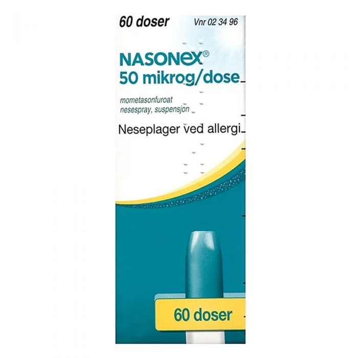 Nasonex nesespray 50mcg/dose 60 doser