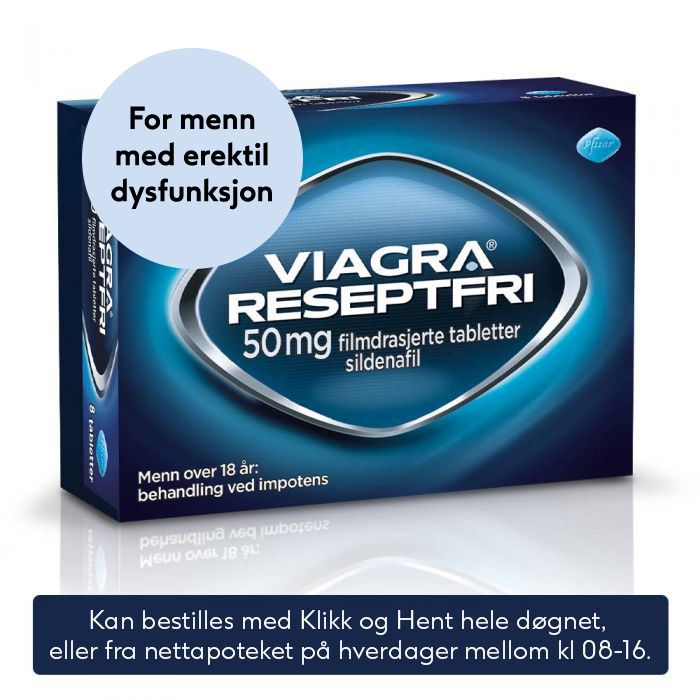 Viagra Reseptfri 50mg 8 stk